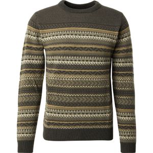 Lindbergh Trui  sepia / kaki / olijfgroen