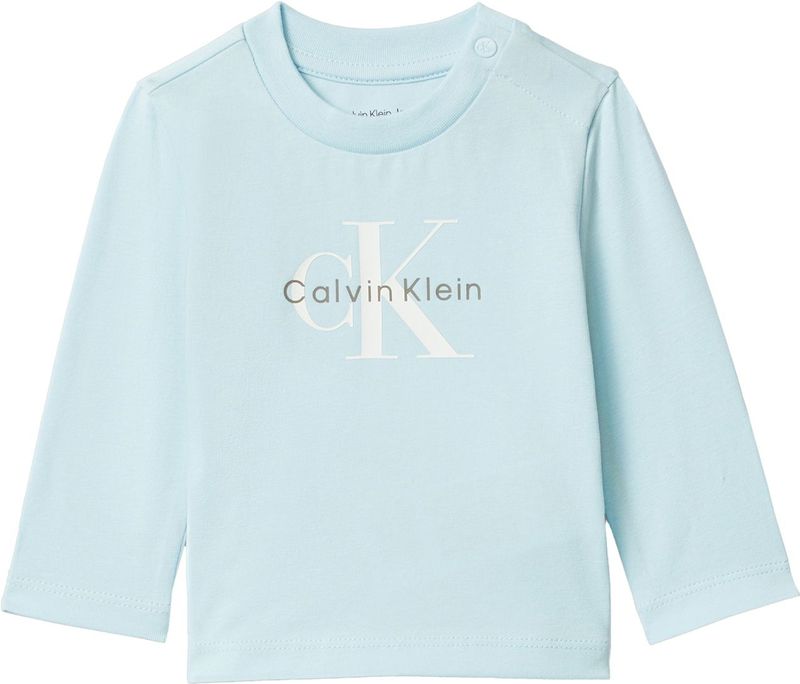 Calvin Klein Jeans Shirt  lichtblauw / olijfgroen / wit