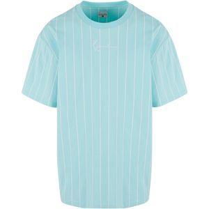 Karl Kani Shirt 'Essential'  lichtblauw / wit