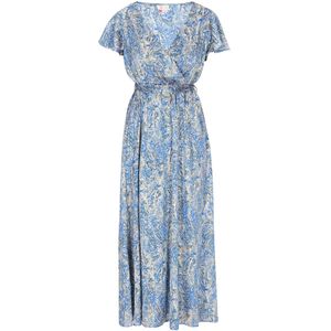 ebeeza Jurk  blauw / geel / wit