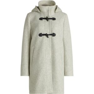 Amber & June Tussenmantel  lichtgrijs / zwart