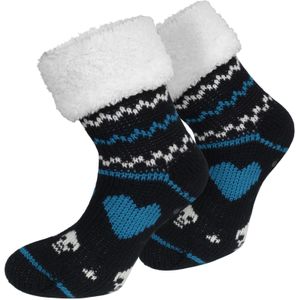 normani Sokken  cyaan blauw / zwart / wit