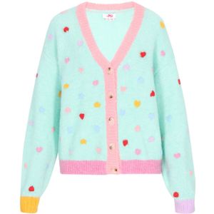 MYMO Gebreid vest  mintgroen / gemengde kleuren