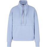 Joop! - Lillā - Sweatshirt - Blauw - Katoenmix - Zip-through Model