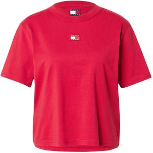 Tommy Jeans Shirt  rood / wit