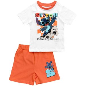 DISNEY Nachtkledij 'Lilo & Stitch'  navy / oranje / rood / wit