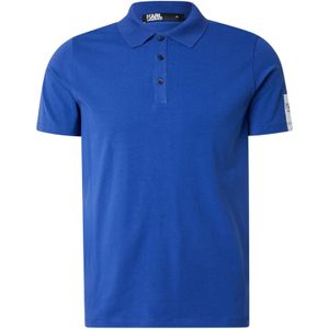 Karl Lagerfeld Shirt  royal blue/koningsblauw / wit