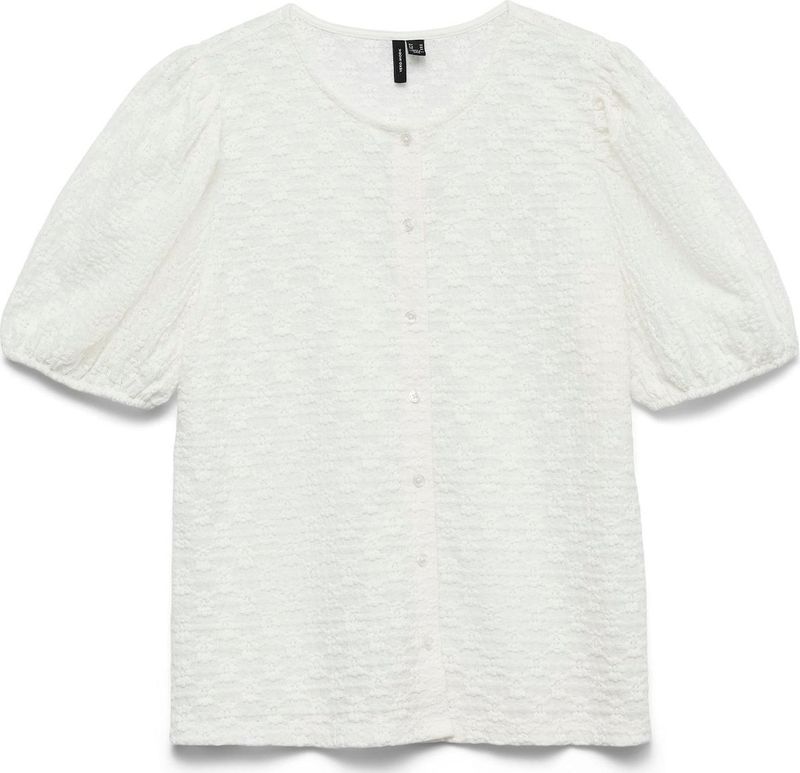 Top - O-hals - Korte Mouwen - Regular Fit