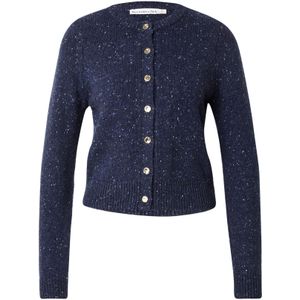 Abercrombie & Fitch Gebreid vest  blauw / navy / wit