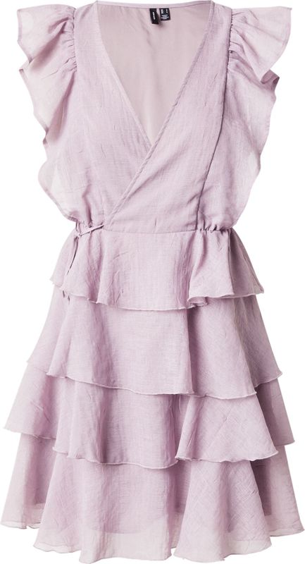 Vmsabrina - Korte Jurk - Cocktailjurk - V-Hals - Korte Mouwen - Regular Fit