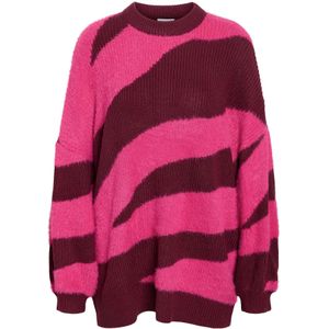 Loose fit gebreide pullover met ronde hals, model 'BLAIR'