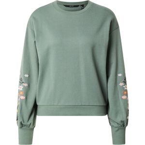 VERO MODA Sweatshirt 'VMSELIN'  groen / oranje / pink / wit
