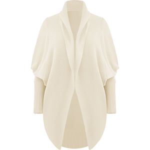 Imily Bela Gebreid vest  wolwit