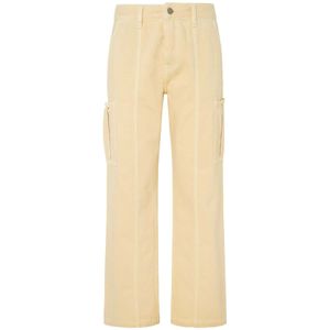 Pepe Jeans Bandplooi jeans  geel