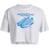 Under Armour - Varsity Oversized T-shirt - Katoenmix - Korte Mouwen