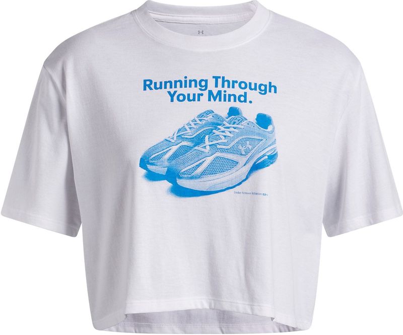 Under Armour - Varsity Oversized T-shirt - Katoenmix - Korte Mouwen