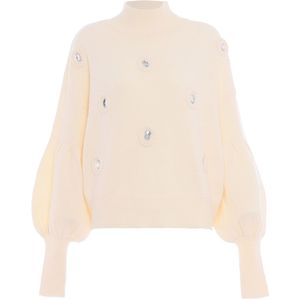 faina Trui  zilver / wolwit