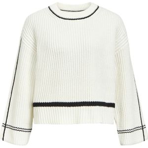 OBJECT Trui 'Sorina'  nachtblauw / wit