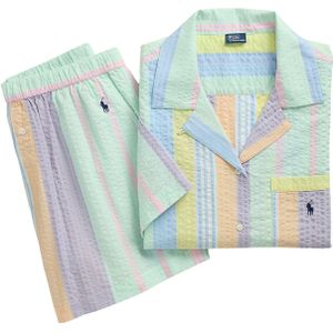Polo Ralph Lauren Pyjama ' Coastal Stripe Seersucker '  gemengde kleuren
