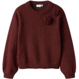 Gebreide Trui - Regular Fit - O-hals - Lange Mouwen - Pluizig Gebreid