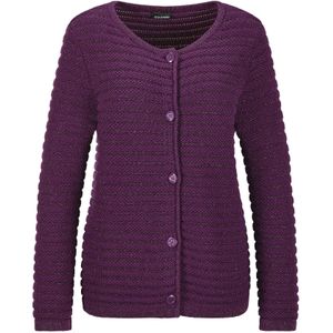 Goldner Gebreid vest  bessen