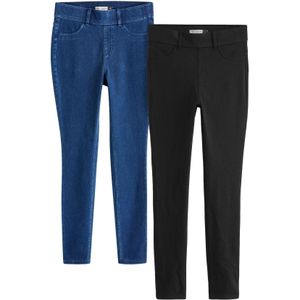 Next Jeggings  blauw / zwart