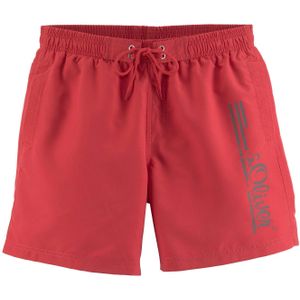 Look - Unikleur - Zwembroek - Rood - Elastisch Band