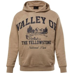 JP1880 Sweatshirt  donkerbeige / zwart