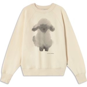 Thinking MU Sweatshirt ' SHEEP'  crème / grijs