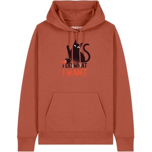 Watapparel Sweatshirt ' Cat '  lichtbruin / gemengde kleuren