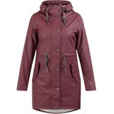 Usha - Functionele Mantel - Donkergrijs/Wijnrood - Regenjas