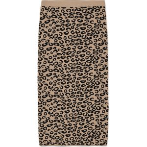 VERO MODA Rok 'VMNANCY'  camel / zwart