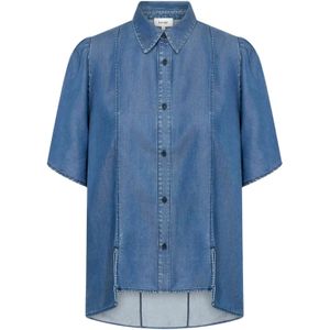 Levete Room Blouse 'Henri'  blauw