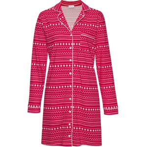 LASCANA Nachthemd  rood / wit