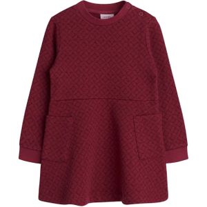 NOA NOA miniature Jurk 'Abby'  karmijnrood / donkerrood
