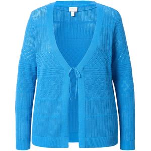 Ulla Popken Gebreid vest  azuur