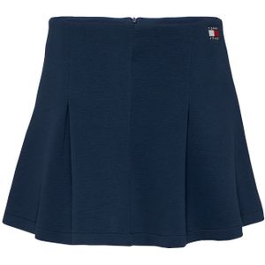 Tommy Hilfiger - Minirok - Stretch Katoen Piqué - Plooien - Ritssluiting Achterkant