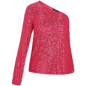 faina Blouse 'Fashion Look'  donkerroze