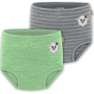 normani Onderbroek 'Tokoroa'  grijs / rookgrijs / kiwi