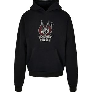 F4NT4STIC Sweatshirt 'Looney Tunes Bugs Bunny'  lichtgrijs / donkergrijs / donkerrood / zwart