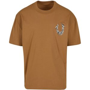 True Religion Shirt  mosterd / zwart / wit