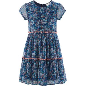 happy girls Jurk  marine / enziaan / pastellila / watermeloen rood