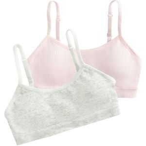 Cool Club BH  grijs gemêleerd / lichtroze