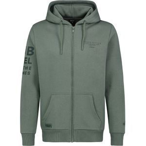 Sublevel Sweatvest  olijfgroen