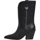 Pepe Jeans - PLS500017 Gina - Leren Cowboylaarzen - Zwart - 3 tot 5 cm