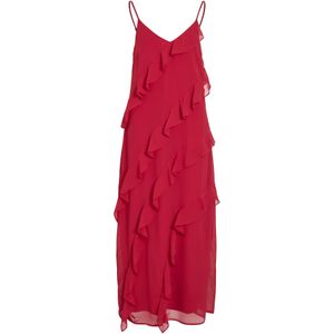VILA Zomerjurk 'VIRomaine'  rood