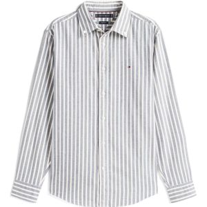 TOMMY HILFIGER Overhemd  marine / wit