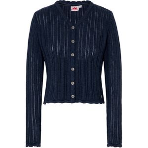 SPIETH & WENSKY Gebreid vest 'Edis'  donkerblauw