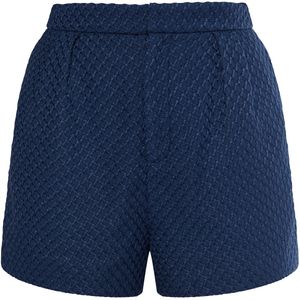 faina Bandplooibroek  marine