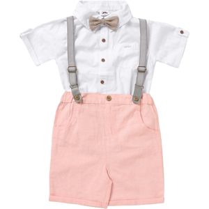 Little Gent Set 'Classic'  grijs / rosa / wit